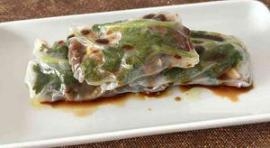 自制走肉点心系列二：芫荽双菇肠粉